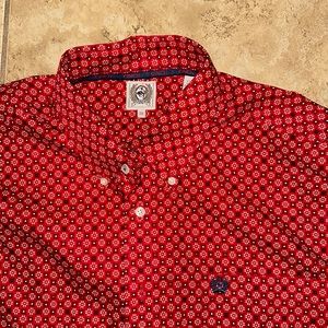 Men’s Red Medium Cinch Western Shirt